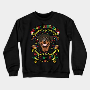 Merry Dogstmas Baby Dog Crewneck Sweatshirt